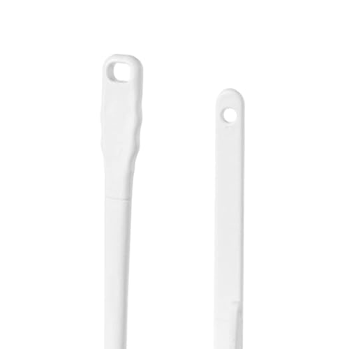Cyrank Toilet Brush, Toilet Brush with Ventilated Holder Toilet Bowl Brush Plunger Set Toilet Brush Plunger Combo for Restrooms(White)