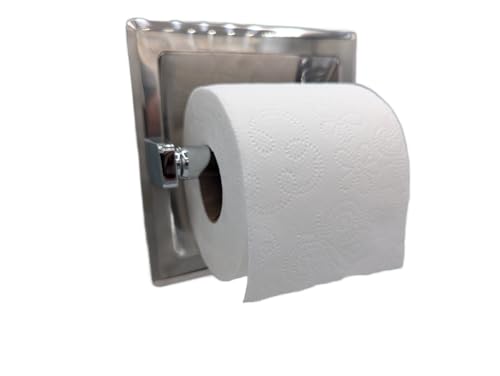 Premier Stainless Steel Toilet Paper Roller Holder, Spring-Loaded (Chrome) - color: Chrome