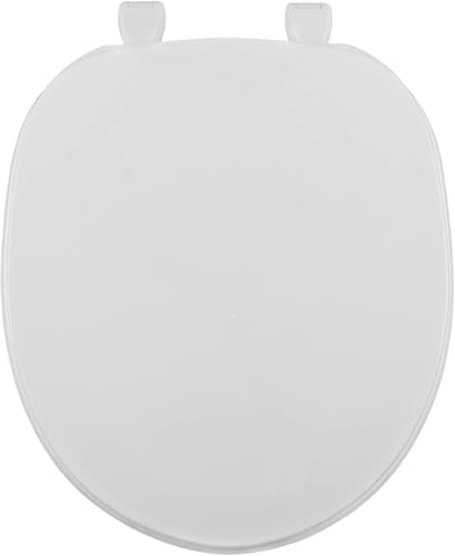 Centoco Elongated Toilet Seat, Residential, DSAMAZ2-001, White | Closed Front, Cover, Plastic - color: White, size: Elongated, style: Closed Front / Made in Canada