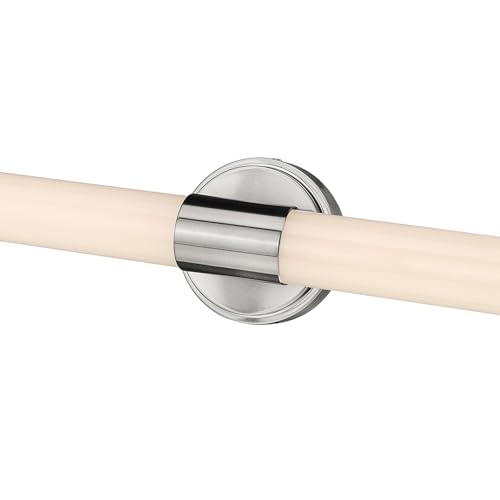 ML Lighting 2221-BN Trumann 1-Light Vanity, LED Brushed Nickel - color: Brushed Nickel, size: 24-Inch