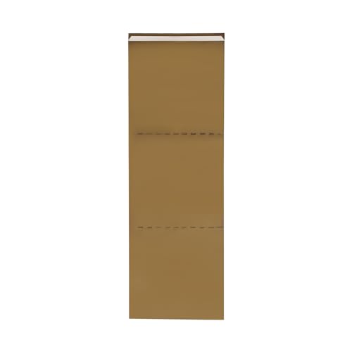 3-Tier Modern Stainless Steel Shower Niche, Titanium Gold, 11" X 35", Recessed Vertical Shower Niche for Storage Soap Shampoo - color: Titanium Gold