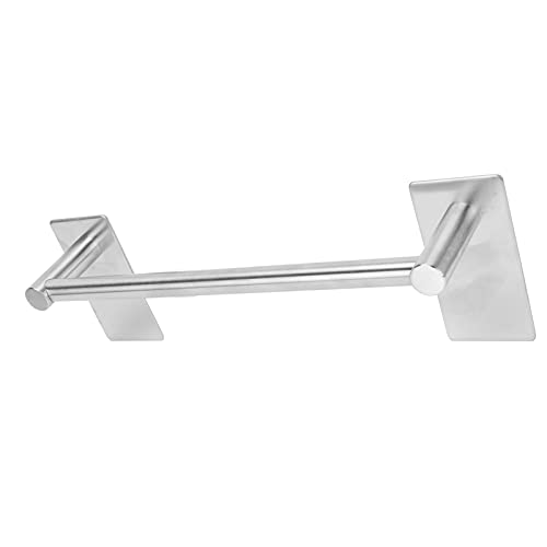 Adhesive Towel Bar | No Drill Stainless Steel Towel Rack for Bathroom/Kitchen/Home | 304 Stainless Steel, Dampness - Deterrent & Tarnish - Proof