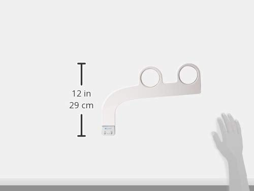 Brondell Bidet Attachment for Toilet SS-250 SimpleSpa Fresh Water Spray with Adjustable Water Pressure Side Arm Control, Slim Bidet Sprayer, Silver Knob (Dual Nozzle) - style: Fixed Dual Nozzle