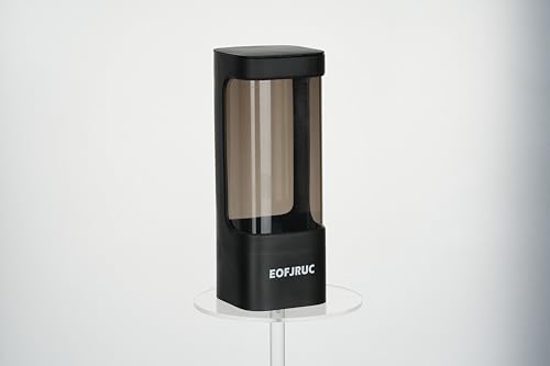 Cup Dispenser, Water Cooler Cup Dispenser for 3oz-5oz Disposable Cups-Black | Bathroom Cup Holder, Plastic Paper Cup Dispenser with Adhesive/Screw Mount for Office, Hospital, Bathroom - color: Black