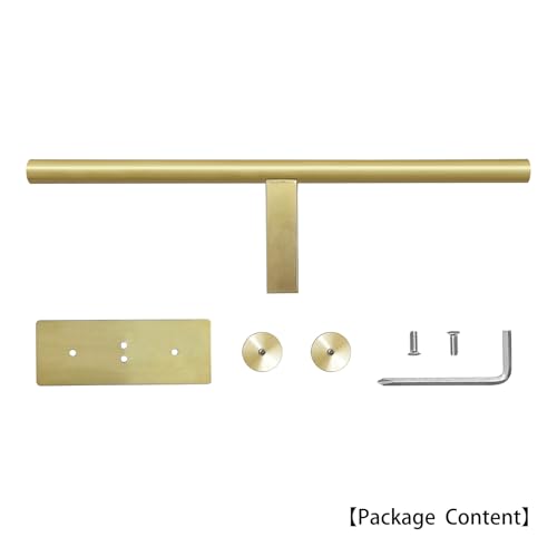Double Roll Toilet Paper Holder, OBODING, Gold Stainless Steel Toilet Roll Holder, Adhesive or Drilling Toilet Paper Holder Wall Mount for Bathroom (Gold) - color: Gold