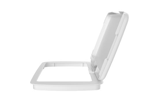 Rev-A-Shelf 32 Qt Under Sink Garbage Can Lid for Base Kitchen and Bathroom Cabinet, Replacement Plastic Trash Bin Lid Only, White, RV-32-LID-1-40 - color: White, size: 32 QT