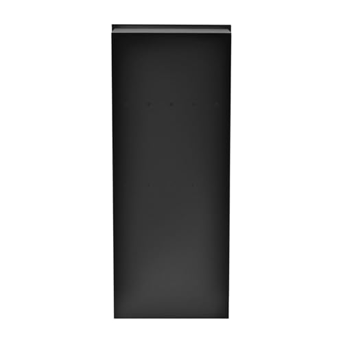 Recessed Toilet Paper Holder in Wall Tissue Toilet Roll Holder Stainless Steel recessed wall Niche Bathroom Toilet Paper Holder with Storage Cabinet for Kitchen Bedroom Hotel (27.5in-Black) - color: 27.5in-black