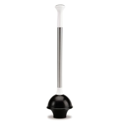 simplehuman Toilet Plunger in White BT1085