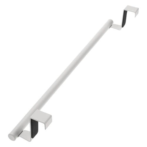 Stainless Steel Over Door Towel Rack Hanging Hand Towel Holder for Cabinets Space-Saving Organizer for Bathrooms and Kitchens Elegant Design for Easy Access