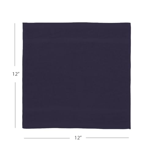 Avalon Towels Plum Washcloths Bulk Pack of 36 (12x12 inches) - 100% Cotton Washcloths & Face Towels - Highly Absorbent & Soft Wash Cloths for Showering, Wash Rags for Body & Face Cloths - color: Plum