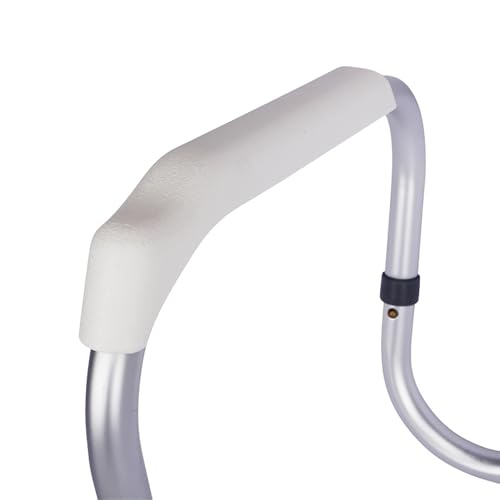 Toilet Support Frame: Non-slip Safety Rail, Aluminum Foot Bar, Portable Bath Handle | Stable Bath Aid for Elderly, Disabled, Pregnant Women