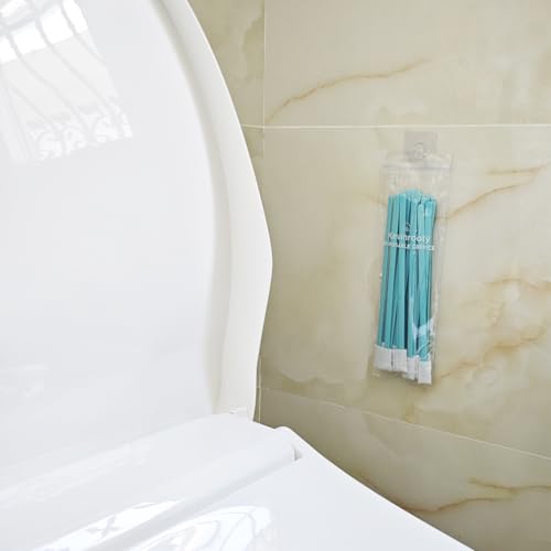 20PCS Crevice Cleaning Brush Tool Kit, Disposable Toilet Brush & Seat Cleaner (Blue)