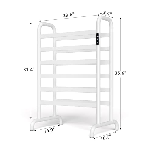 Towel Dryer for Bathroom, Electric Towel Warmer, Towel Warmer Rack for Bathroom, Heated Towel Rack Freestanding, White,Two Layers - size: Two Layers