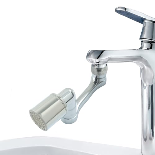 1080° 2 Mode Splash Swivel Faucet Extender, 2pcs | Robotic Arm Design, Kitchen Adapter, Multifunctional Sink Filter Extension, Bathroom/Kitchen Sink