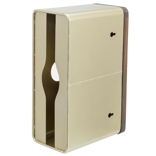 MyGift Gold Paper Towel Holder - Wall Mounted Paper Towel Dispenser & Bathroom Napkin Holder - color: Brass