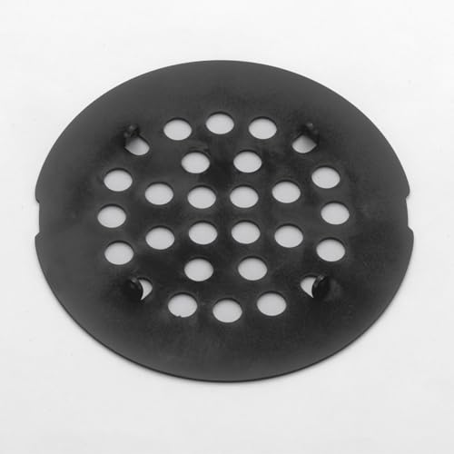 Snap-in Shower Drain Cover 4-1/4 inch Shower Strainer Grid Round (1, Oil Rubbed Bronze) - color: Oil Rubbed Bronze