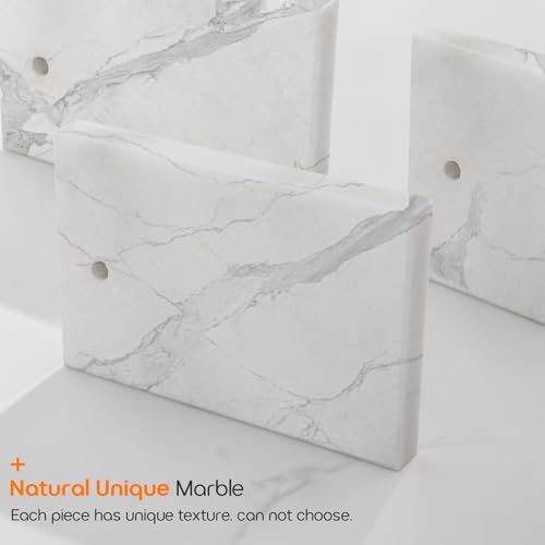 Towel Holder Chrome for Bathroom Vanity Countertop 1-Tier Towel Rack Stand with Heavy Marble Base Thicken Steady, Polished Stainless Steel AN7002CH - color: Polished Chrome, size: 1-Bar