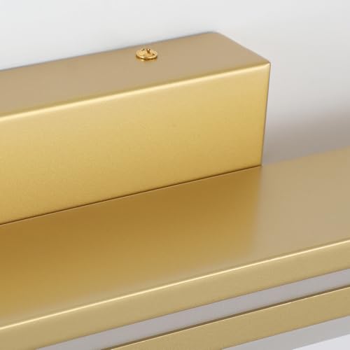 SineRise 24-Inch LED Modern Bathroom Vanity Light Bar, Gold Modern Acrylic Bathroom Wall Lighting Fixtures Over Mirror (Cool White 6000K) - color: Gold-Cool White, size: 24-Inch
