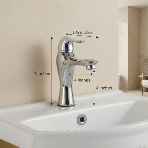 Renovators Supply Manufacturing Ridge 17 3/4 Inch Small Wall Mount Bathroom Sink Combo Grade A Vitreous China Solid Brass Faucet, Pop Up Drain & Stainless Steel Towel Bar in Chrome Finish, Overflow - color: Chroem