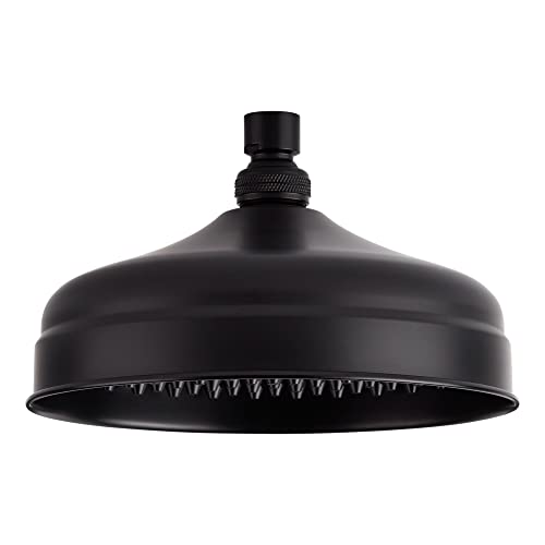 Signature Hardware 482199 8" Lambert 1.8 GPM Single Function Rain Shower Head - color: Matte Black