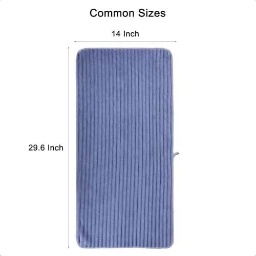 3-Piece Hand Bath Towels 14 X 29.6 Inchs, Quick-Dry Microfiber Washcloths with Hanging Loop, Soft & Absorbent Face Towels for Bathroom Kitchen Gym Travel - color: 3blue