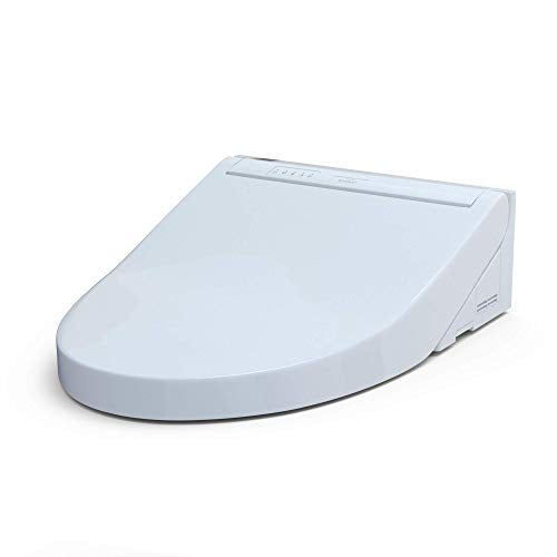 TOTO® WASHLET® C5 Electronic Bidet Toilet Seat with PREMIST and EWATER+ Wand Cleaning, Elongated, Cotton White - SW3084#01 - size: C5 Elongated