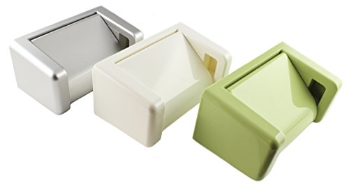 Zoie + Chloe Easy-Snap Toilet Paper Holder - Load and Unload with One Hand - color: Chrome