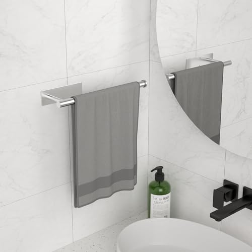 Paper Towel Holder Under Cabinet, Self-Adhesive,No Drilling, Stainless Steel, Wall-Mounted for Kitchen and Bathroom, Easy Install, Durable, Space-Saving, Ideal for Home, RV (Sliver, 2 Pack) - color: Sliver-2 Pack