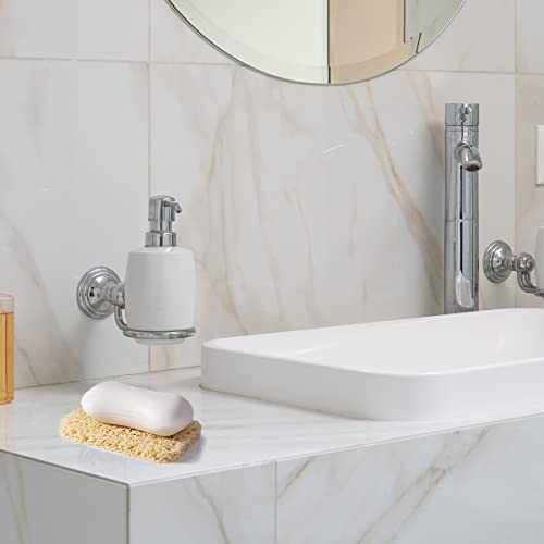12PCS Soap Savers Pads BPA Free Soap Holder for Bar Soap Non-Slip Self Draining Soap Dish Soap Lift for Shower Kitchen Bathroom - color: White, Beige, Gray, Black, Green