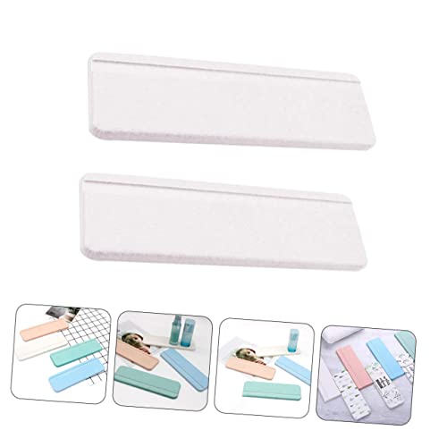 Healifty 2pcs Diatomite Absorbent Washbasin Mats Non Slip Water Absorbing Pads for Bathroom Cups Toothbrush Soap Holder Quick Drying Indoor Countertop Protection