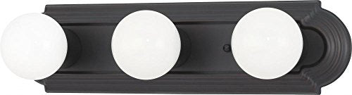 Nuvo Lighting 60/1284 Transitional Three Light Vanity in Bronze/Dark finish - color: Bronze/Dark, size: 3Lt Vanity Strip