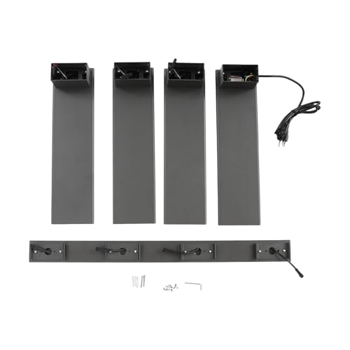 Wall-Mounted Electric Towel Warmer, 18" W × 30" H Heated Towel Rack with Smart LED Control, Towel Heater with Built-in Timer & Temperature for Bathroom (Gun Grey) - color: Gun Grey