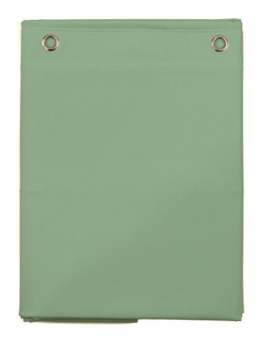 Venice Elegant Home Heavy Duty Vinyl Shower Curtain Liner with 12 Metal Grommets (Jade) - color: Jade