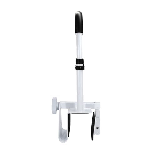 Vaunn Medical Adjustable Height Bathtub Safety Rail, Extra-Height 17"-20" Tall Extension ADA Compliant Shower Grab Bar Handle for Elderly and Disabled, Secure Locking Tub Clamp, 300 lbs - style: Height Adjustable