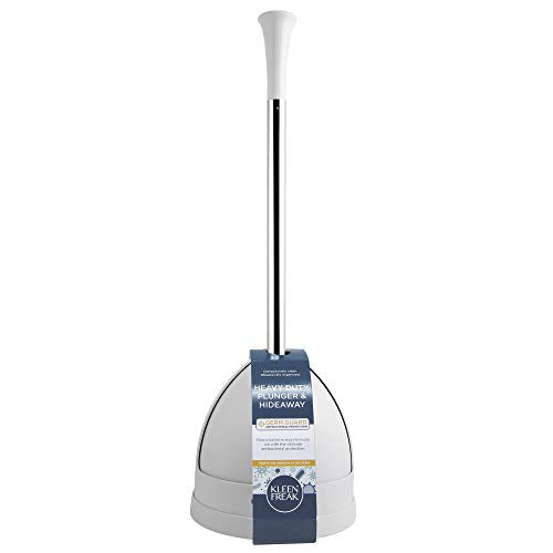 23-in. Heavy-duty Toilet Plunger with Twister Caddy 3019000, Versatile Bathroom Accessory Set and Apartment Must-have, Toilet and Plunger for Bathroom with Toilet Caddy