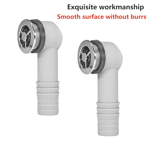 Qrity 2 PCS Round Overflow, Sink Overflow Head, Bathroom sink overflow, Overflow Tube Kitchen Sink Accessories, 36 x 36mm - style: Style-D