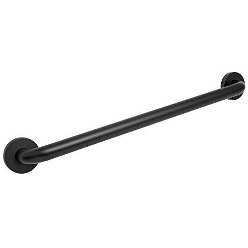 Speakman SA-1009-24-MB Neo 24-inch ADA Grab bar, Matte Black - color: Matte Black, size: 24 Inch