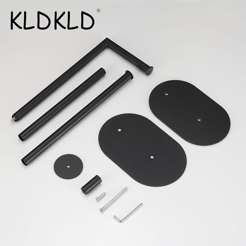 Black Toilet Paper Holder is Crafted from Premium Metal Material,ensuring it Remains Rust-Proof and Durable Over Years of use. - color: Matte Black