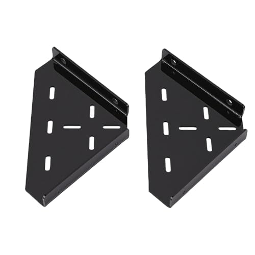 AYNEFY Shower Corner Shelf, Matte Modern Sturdy Coner Floating Acrylic Mount Sheves Rustproof Wall Mounted Accessories for Bathroom Kitchen Smooth Organizers and Storage