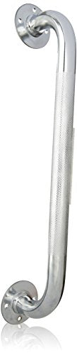 Healthline Trading Grab Bar, 16", Knurled Chrome - size: 16