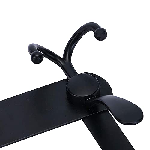 Over The Door Hooks,Coat Rack for Hanging Clothes Hat Towel (Heavy Duty Black 1pcs) …