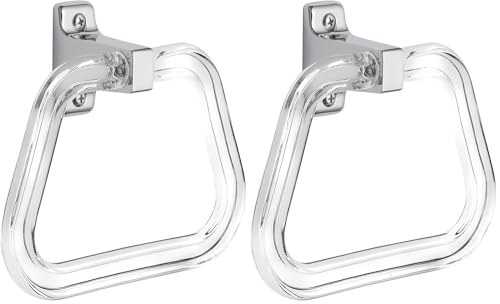 Moen 950 Economy -Towel Ring, Small, Chrome, 1 Count (Pack of 2) - size: 1 Count (Pack of 2)