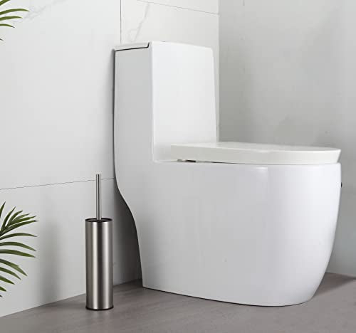 BGL Toilet Brush and Holder,Stainless Steel Toilet Brushes for Bathroom with Holder, Toilet Bowl Brush and HolderBrushed Nickel - color: Brushed Nickel
