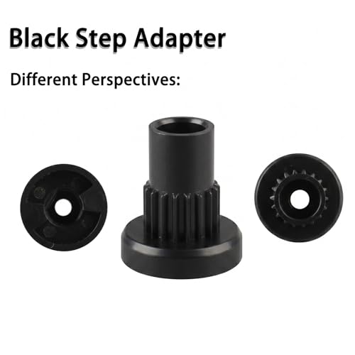 M964144-0070A Faucet Handle Adapter Replacement, Black Step Base Adapter Compatible with American Standard Heritage and Colony Series, Fits Tub/Shower and Sink Handles (1 Pack)