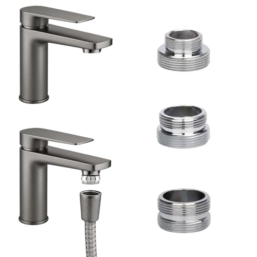 12 PCS Faucet Hose Adapter, Kitchen Faucet to Garden Hose Adapter With Plastic Box, Male to Female, Faucets Adapters for Garden Hoses for Kitchen and Bathroom - color: 12 Aerator