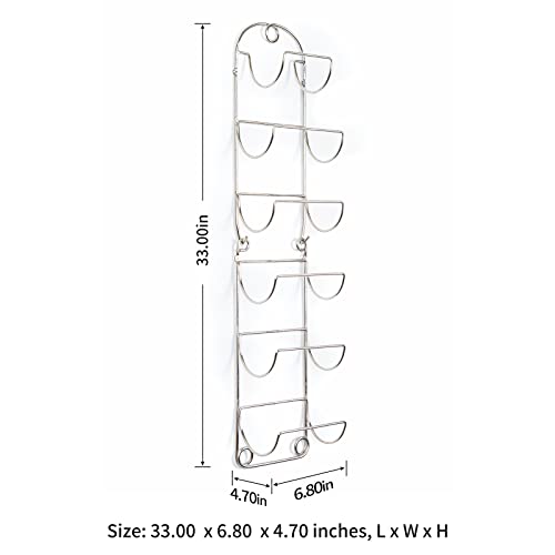 Towel Racks for Bathroom Wall Mounted Metal Wine Rack Towel Shelf Towel Holder for Bath Chrome - color: Chrome