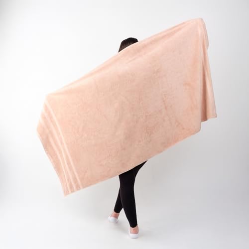 SOFE H&L | Olea Luxury Turkish Cotton Hand Towels Set of 4 Blush | Premium, Soft, Durable, Absorbent | Hotel Quality Plush Towels and Thick Towel Sets - color: Blush, size: Set of 4 (4 Hand Towels)