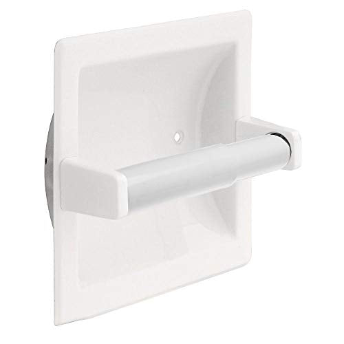 3 Pack Toilet Paper Holder Replacement Rod, Spring Loaded Roller, Universal Fit for Most Bathroom Tissue Holders, White