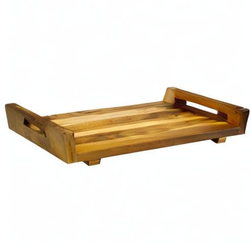 EcoDecors, 29 inch, with LiftAid Handles, Bath Tray for Tub, Bath Tub Tray Wood, Bathtub Table, Caddy for Bathtub in Natural Teak - style: 29" LiftAid Handles