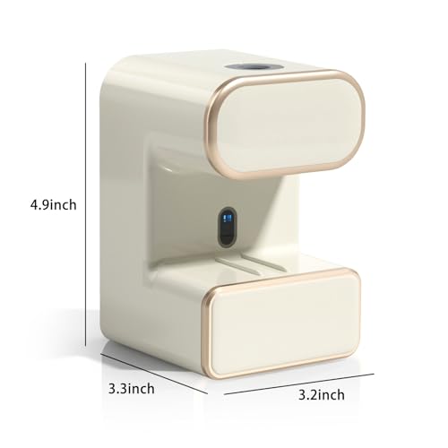 Automatic Toothpaste Dispenser,Smart Toothpaste Dispenser Wall Mounted with 3 Toothpaste Slots,Electric Toothbrush Holder Toothpaste Squeezer for Adults and Kids (Beige) - color: Beige